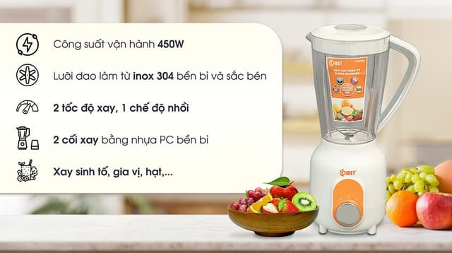 Máy xay sinh tố đa năng Comet CM9955