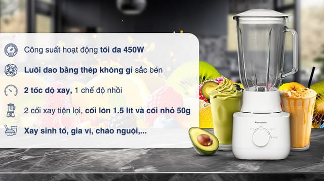 Máy xay sinh tố đa năng Panasonic MX-EG5311WRA