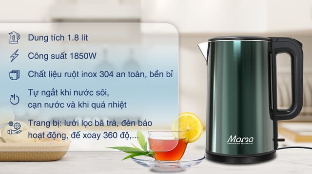 Sunhouse Mama 1.8 lít SHD1389 1.8 lít