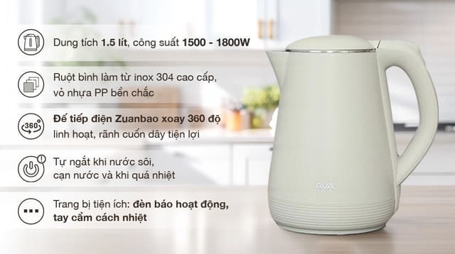 AVA 1.5 lít KES4139D 1.5 lít