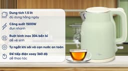 Bear 1.5 lít KE-5H15V35 1.5 lít