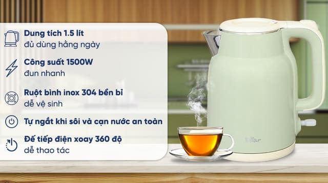 Bear 1.5 lít KE-5H15V35 1.5 lít