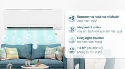 Daikin Inverter 1.5 HP ATHF35XVMV 12.300 BTU
