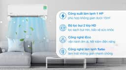 Midea Inverter 1 HP MAFA-09CDN8 0 BTU