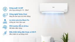Haier Inverter 1.5 HP HR-13VQI 12.300 BTU
