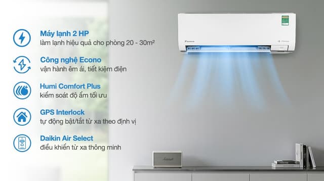 Daikin Inverter 2 HP FTKM50AVMV 18.000 BTU