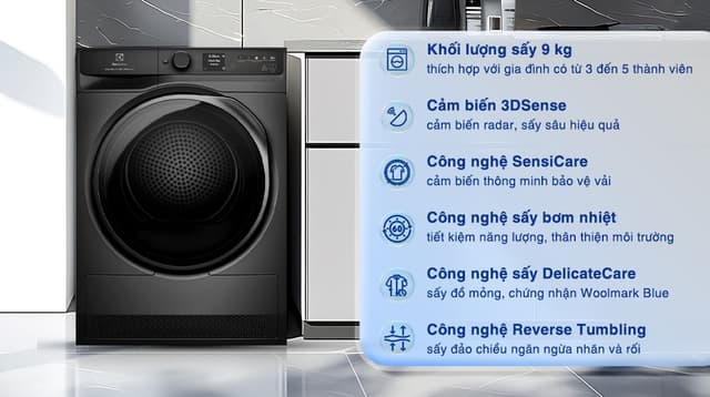 Electrolux UltimateCare 9 kg EDH903R7SC 9kg