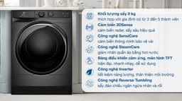 Electrolux UltimateCare 9 kg EDH902R9SC 9kg