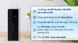 Máy lọc nước RO nóng nguội lạnh Hydrogen Karofi KAD-X68 11 lõi