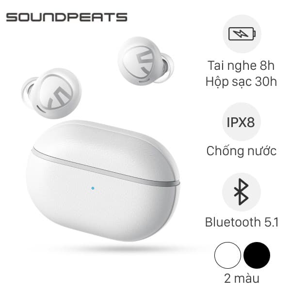 Tai nghe Bluetooth True Wireless Soundpeats Free 2 Classic