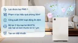 Máy lọc không khí Sharp FP-S40V-W 23W