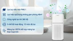 Máy lọc không khí Hitachi EP-TZ50 36W