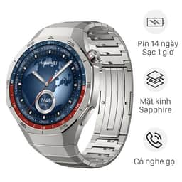Huawei Watch GT 5 Pro viền Titanium dây 46mm