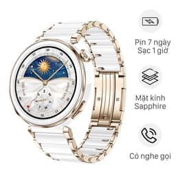 Huawei Watch GT 5 Pro viền gốm dây gốm 42mm