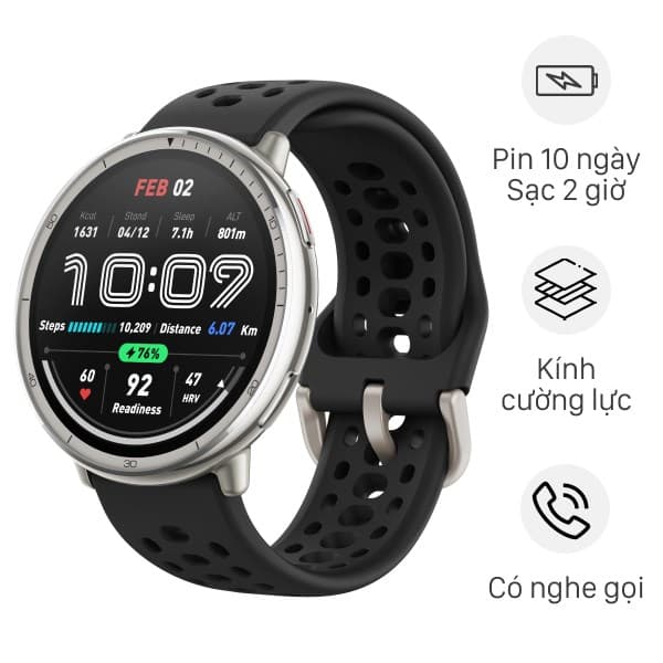 Amazfit Active 2 dây silicone 1.3"