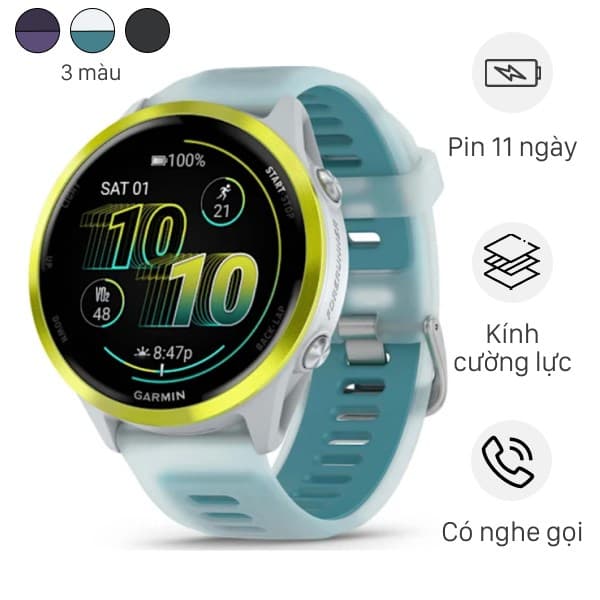 Garmin Forerunner 570 dây silicone 1.4"
