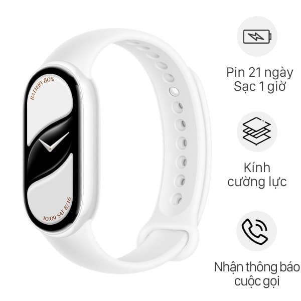 Xiaomi Vòng đeo tay thông minh Mi Band 10 viền gốm 1.7"