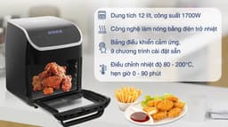 Ferroli Lò chiên không dầu Ferroli 12 lít FAF-12D 12 lít