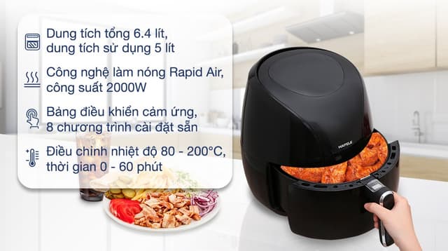 Hafele 6.4 lít HS-AF601B (535.43.714) 5 lít