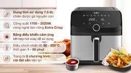 Tefal 7.5 lít EY855D68 7.5 lít