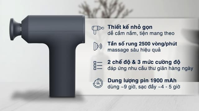 Súng massage cầm tay Xiaomi Mini 2 GL