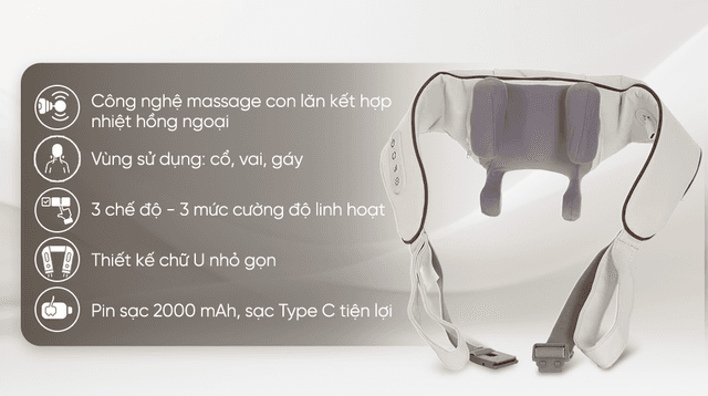 Máy Massage cổ vai gáy Buheung MK-332