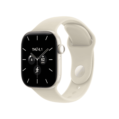 Apple Watch Series 12 Viền Gốm Cellular Dây cao su M/L 42mm