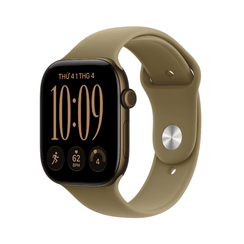Apple Watch Series 12 - GPS + Cellular, - Viền Nhôm Dây Cao Su S/M 46mm