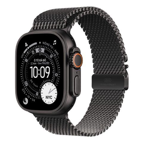 Apple Watch Ultra 3 Viền Titan Cellular Dây Milanese M 49mm