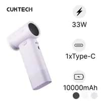 Pin sạc dự phòng Cuktech tích hợp quạt cầm tay CP Modular Fan Plus 10000mAh 33W