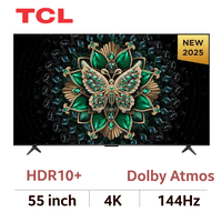 TCL QD-Mini LED 144Hz 4K 55 inch 2025 (55C6K) 55"