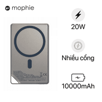Pin dự phòng Mophie Essentials Snap+ 10000mAh Metallic - 530