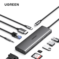 Cổng chuyển đổi Ugreen 10 in 1 CM498 15601