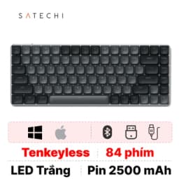 Bàn phím cơ không dây Satechi SM1 đen