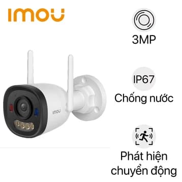 Camera IP hồng ngoại ngoài trời 3MP IMOU IPC-F32FP Pro Full Color
