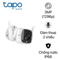 Camera ngoài trời TPLink Tapo C310 (3MP, đàm thoại 2 chiều, IP66, cổng LAN)
