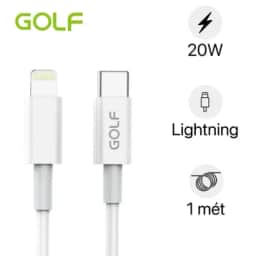 Cáp Golf Type-C to Lightning PF 20W GC-81P 1 mét