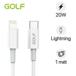 Cáp Golf Type-C to Lightning PF 20W GC-81P 1 mét