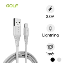 Cáp Golf Lightning sạc nhanh 3.0A GC-64I 1 mét