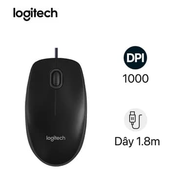 Chuột quang USB Logitech B100