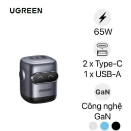 Sạc Ugreen Robot Uno Gan Nexode Gen 2 2C1A 65W X662