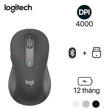 Chuột không dây Logitech Signature M650 Size M