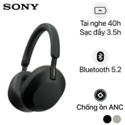 Tai nghe Bluetooth choàng đầu Sony WH-1000XM5