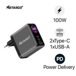 Sạc StarGO Powergo Charge có màn hình 2C1A 100W