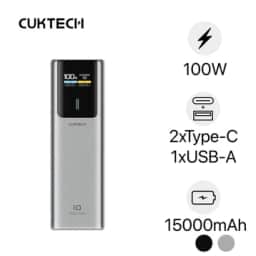 Pin dự phòng Cuktech P+Series 2C1A 15000mAh 100W có màn hình No.10 Plus PB150P