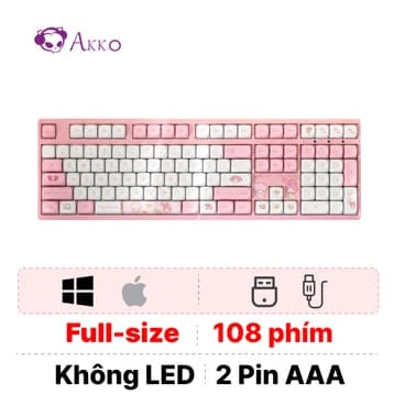 Bàn phím cơ không dây Akko 3108RF V3 My Melody
