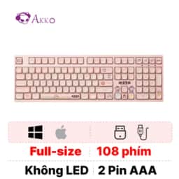 Bàn phím cơ không dây Akko 3108RF V3 Poco Lamb