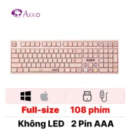 Bàn phím cơ không dây Akko 3108RF V3 Poco Lamb