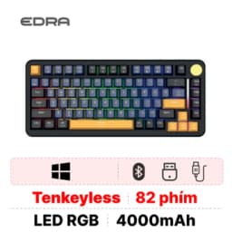 Bàn phím cơ E-Dra EK375W Đen