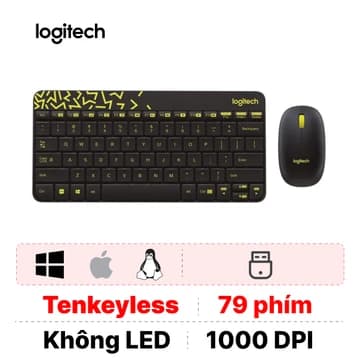 Combo bàn phím + Chuột không dây Logitech MK240